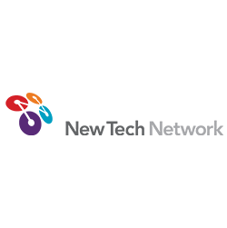 NewTech Network logo on translucent background